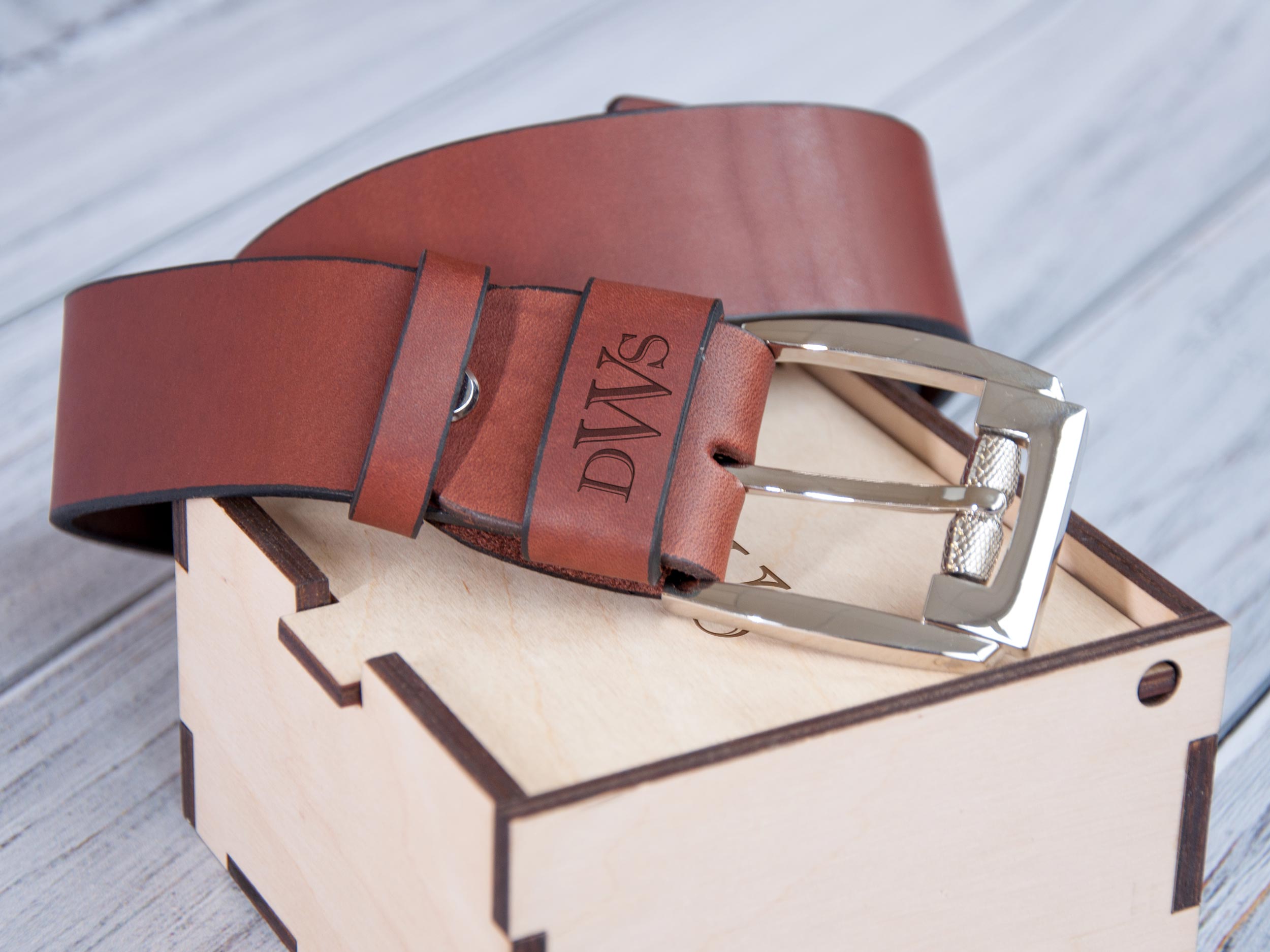 Personalized Men's Belt - Birthday Gift for Boyfriend