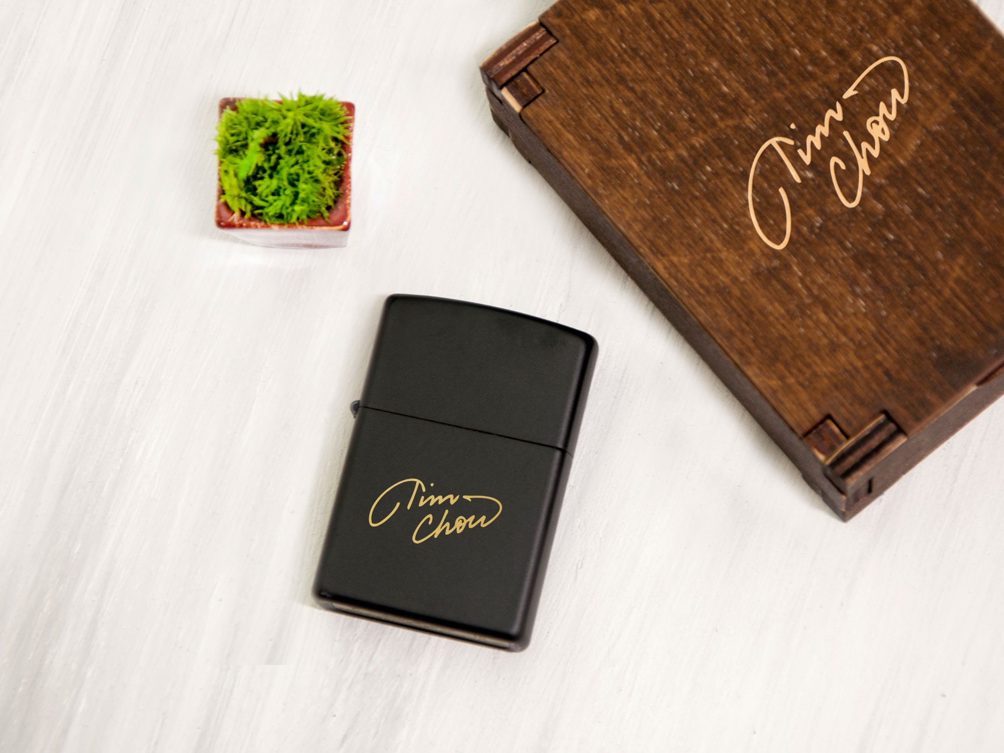 Custom ZIPPO Lighter - Handwritten Gift