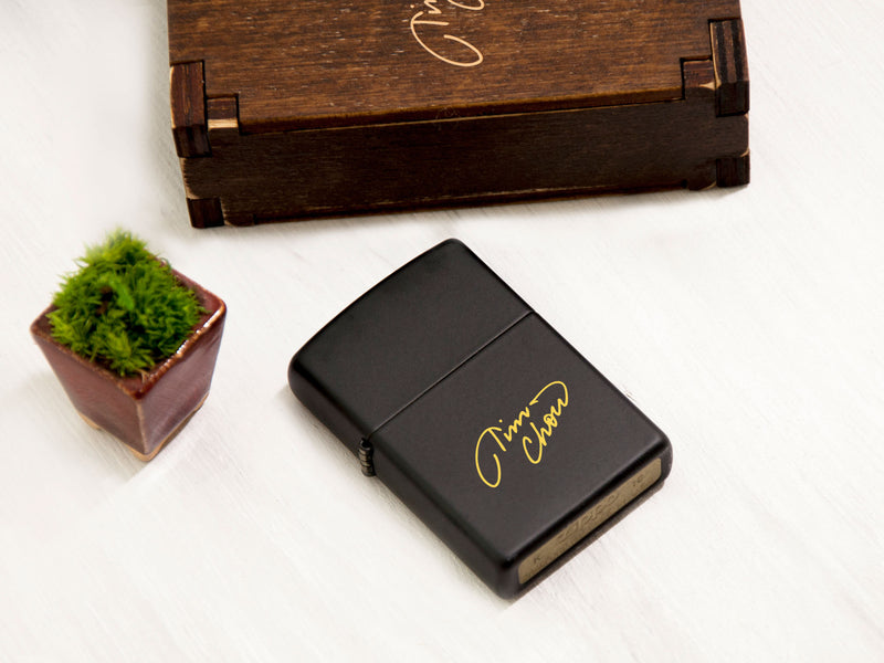 Custom ZIPPO Lighter - Handwritten Gift