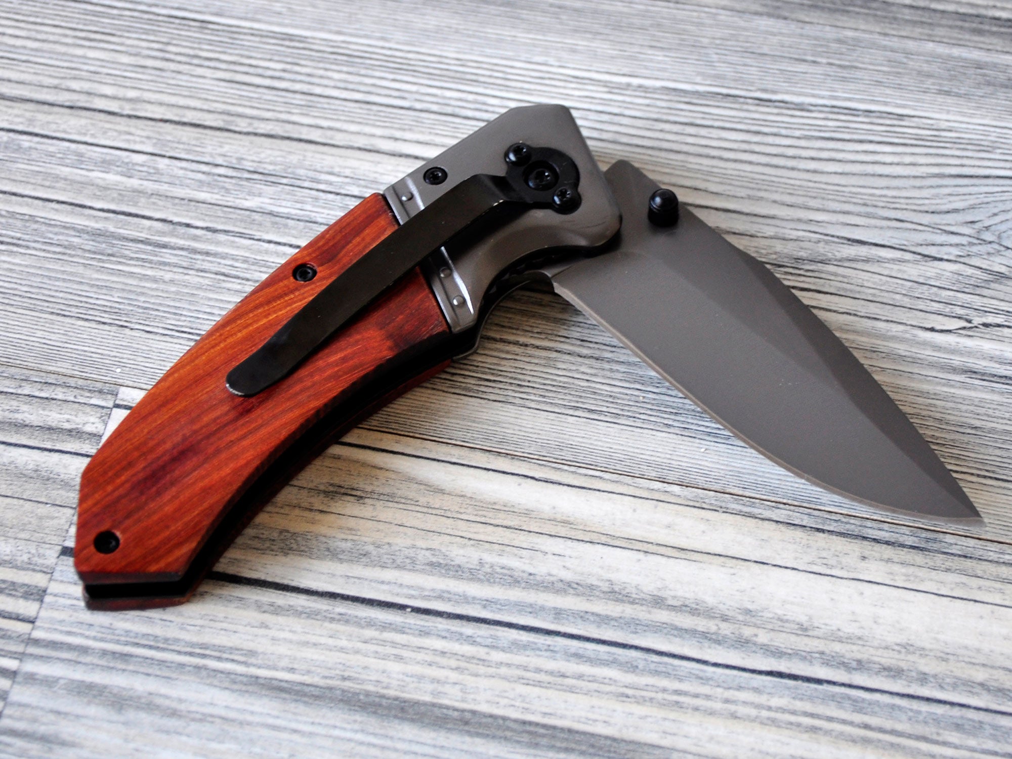 Personalized Knife - Wood Handle Knife