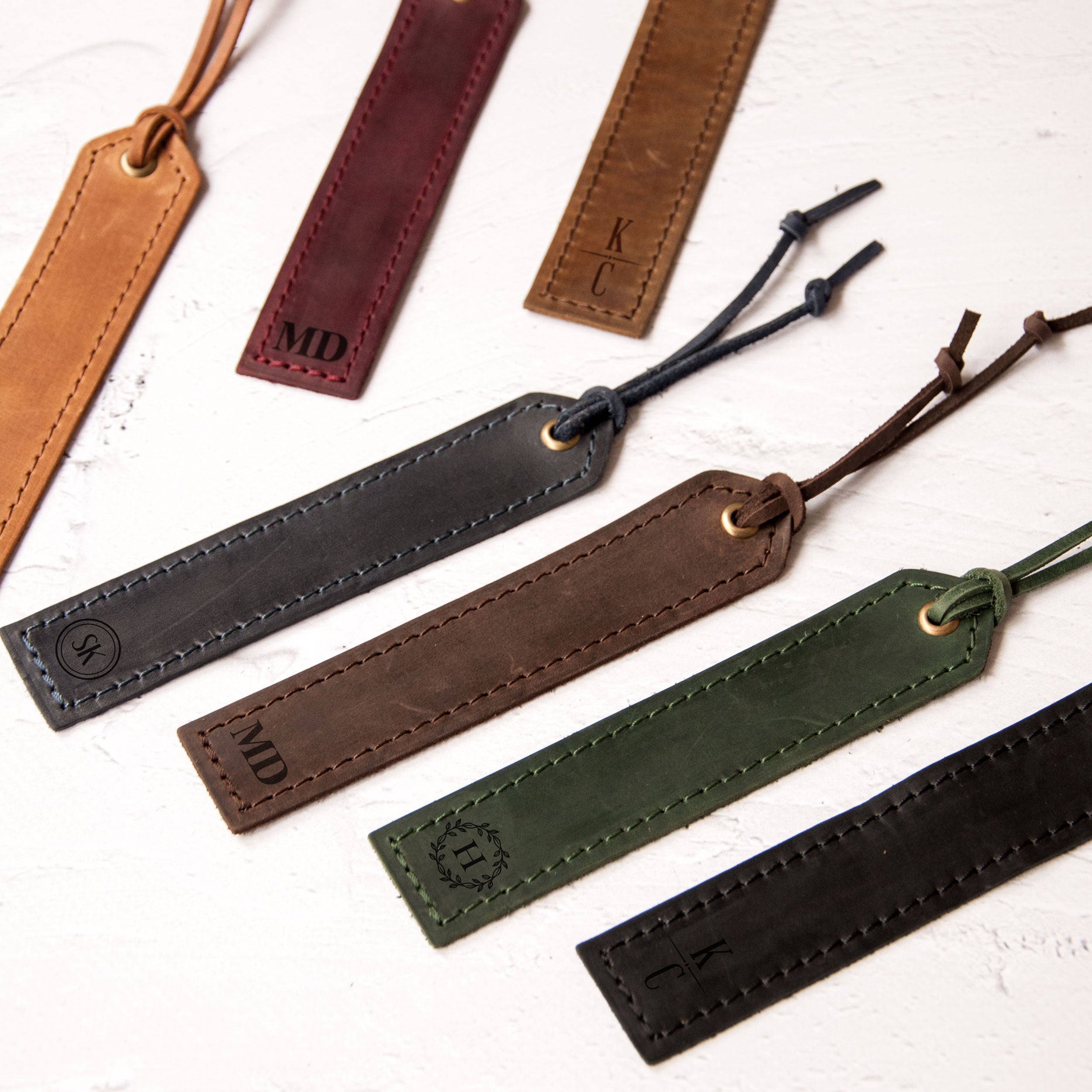 Leather Bookmark - Personalized Gift for Teachers