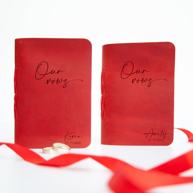 Our Vows Engagement Gift for Couple - Wedding Ceremony Booklets