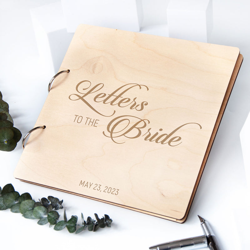Letters to the bride book  Bride scrapbook, Bride book, Letters