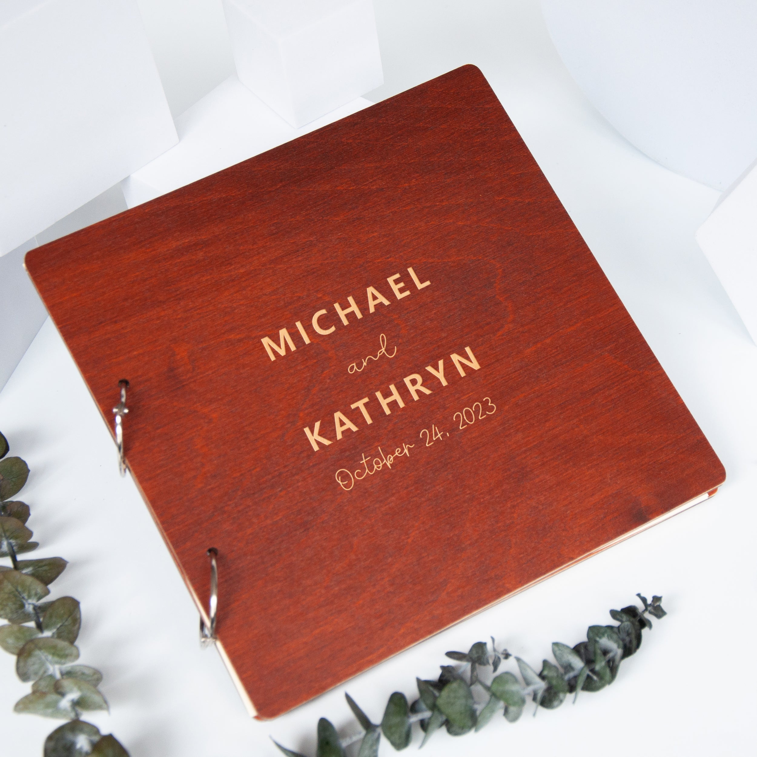 Rustic Wedding Guestbook - Bride & Groom Wedding Album