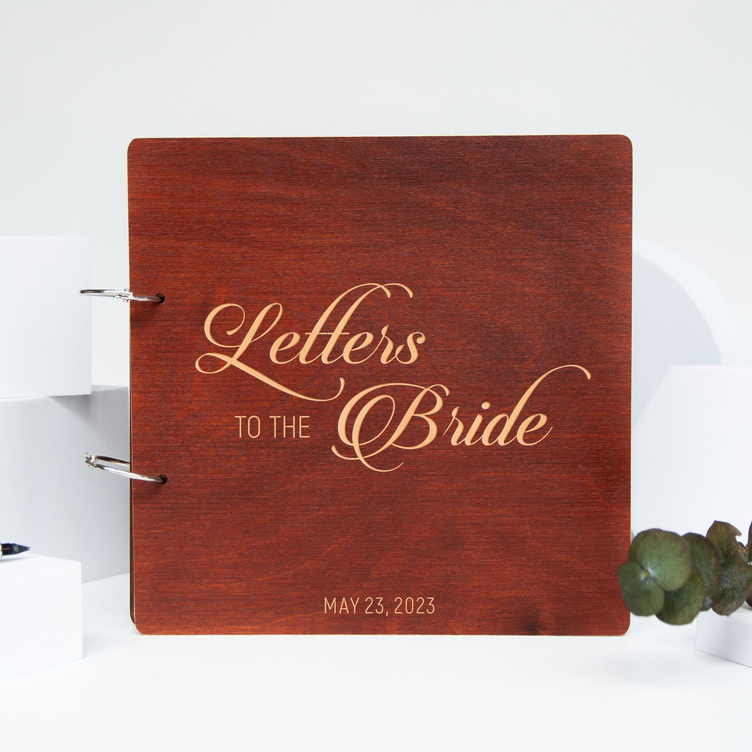 Letters to the Bride - Bridal Shower Scrapbook