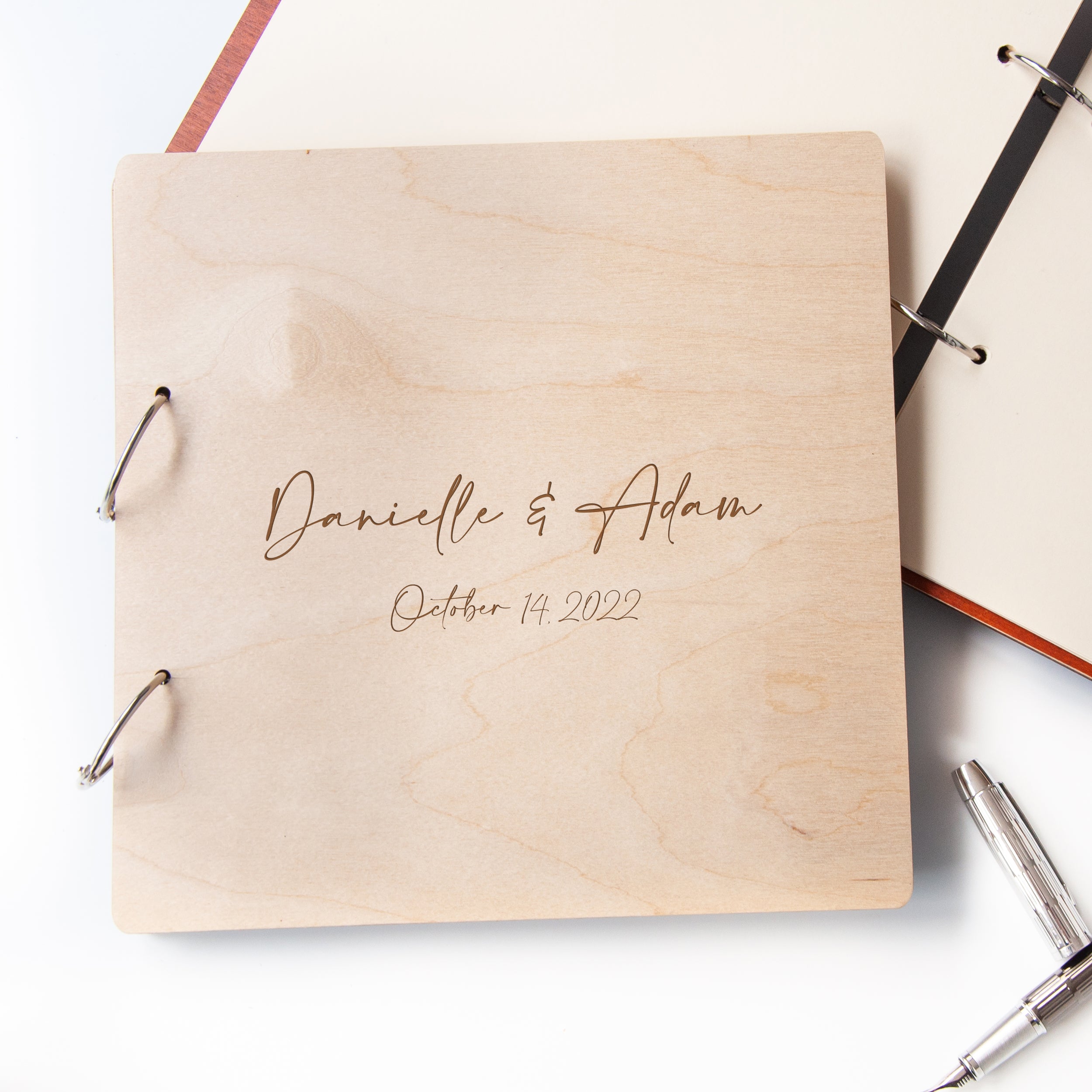 Modern Wedding Guest Book - Minimalistic Guestbook