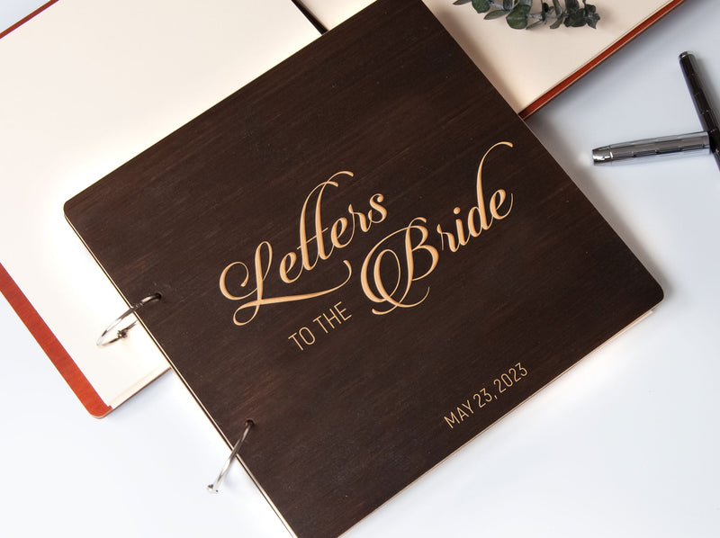 Letters To The Bride: Bridal Memory Book Scrapbook - Bridal Shower Gift