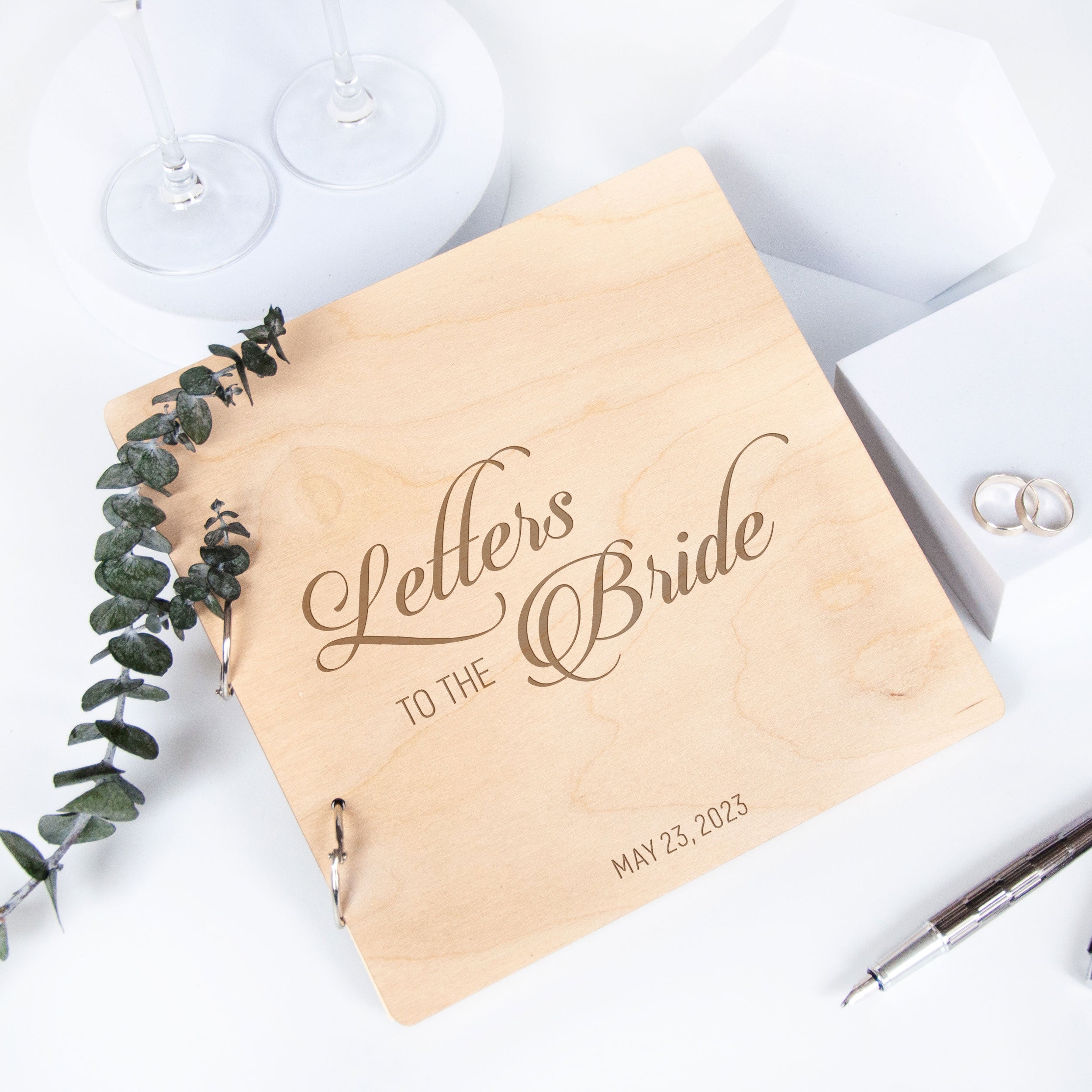 Letters to the Bride - Bridal Shower Scrapbook