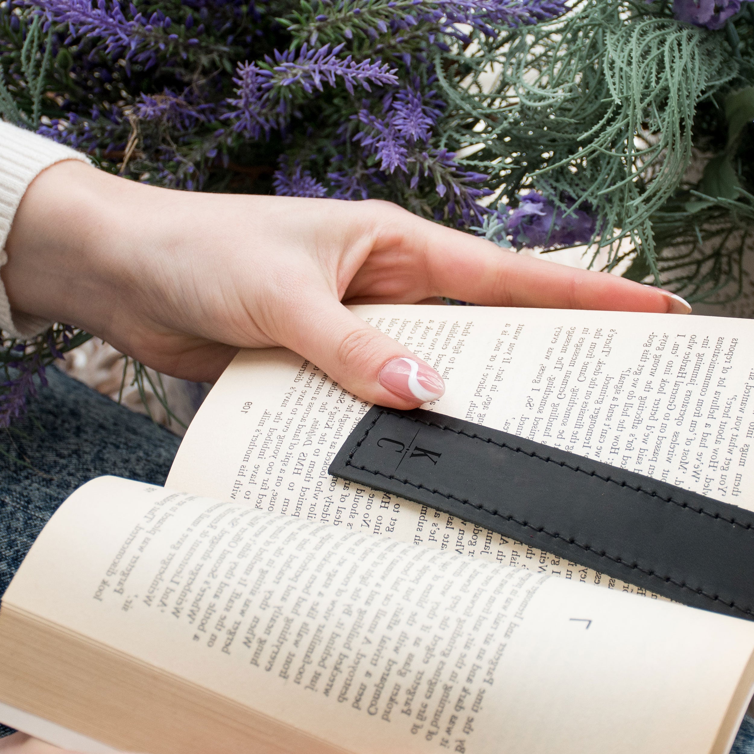 Leather Bookmark - Personalized Gift for Teachers