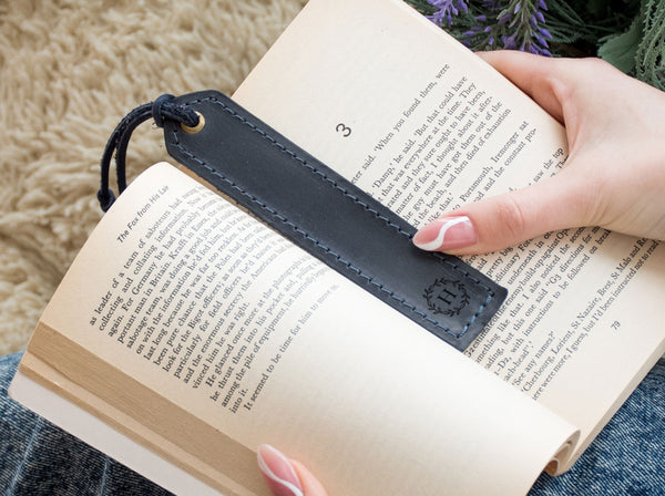 Leather Bookmark - Personalized Gift for Teachers