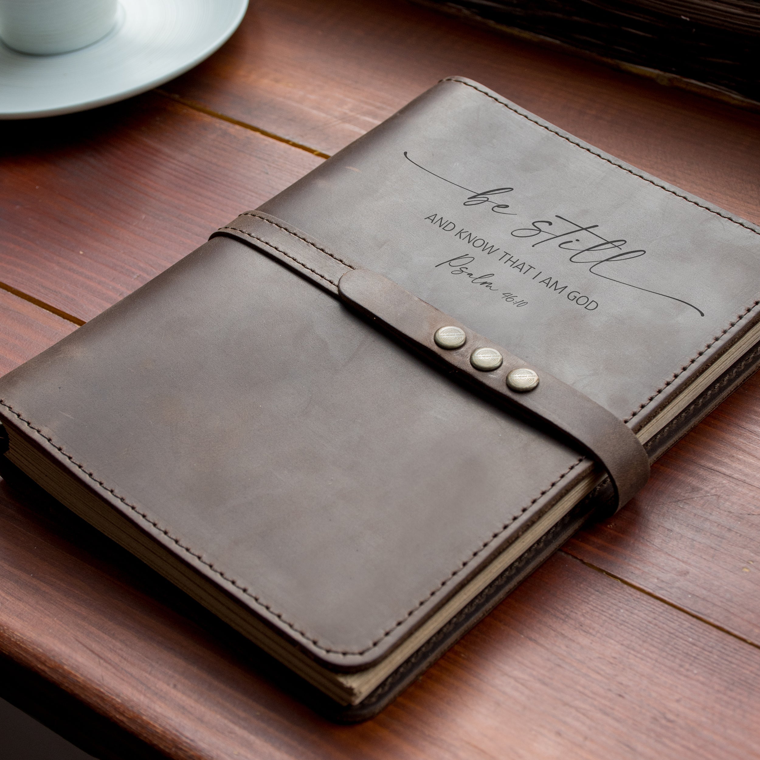 Leather bound journal A5/A6 - Gratitude journal