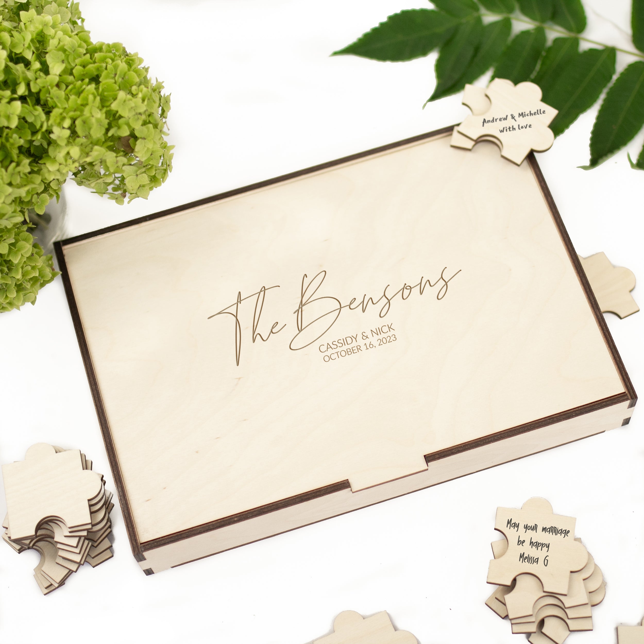 Wedding guest book puzzle - Alternative guestbook