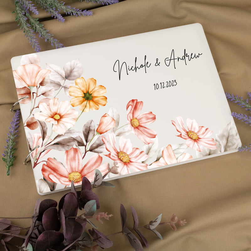 Personalized Modern Guestbook for Bride and Groom