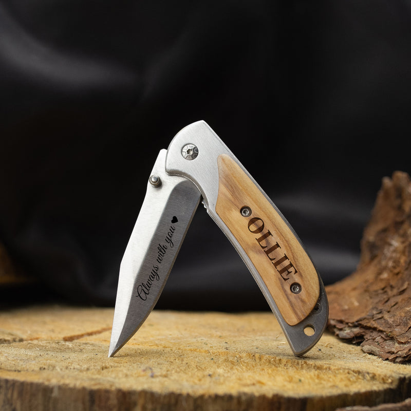 Daddy Gifts from Daughter - Custom Pocket Knife