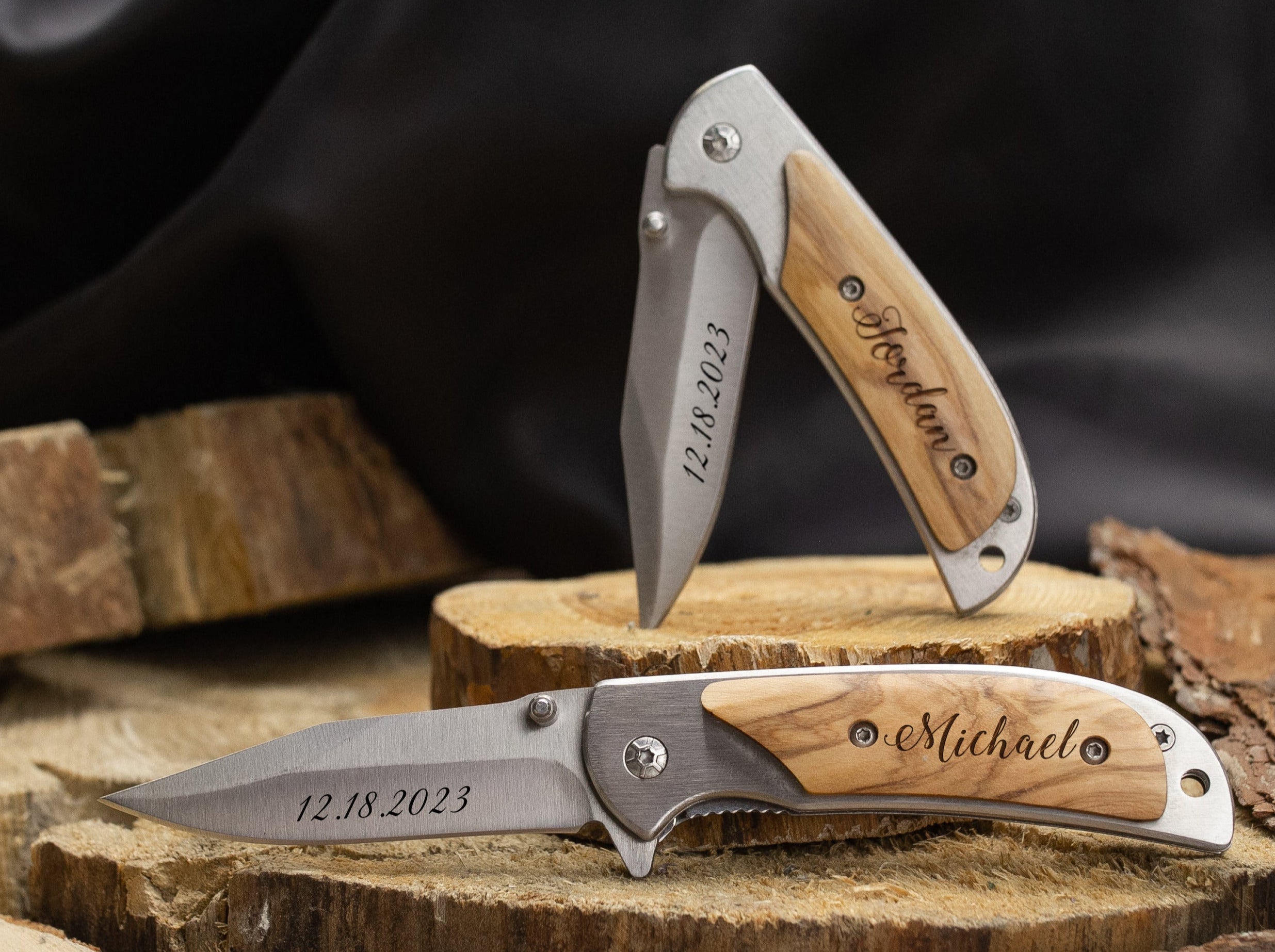 Engraved Mens Knife - Fathers Day Gift from Daughter