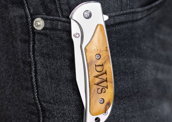 Engraved Pocket Knife - Groomsmen Gifts