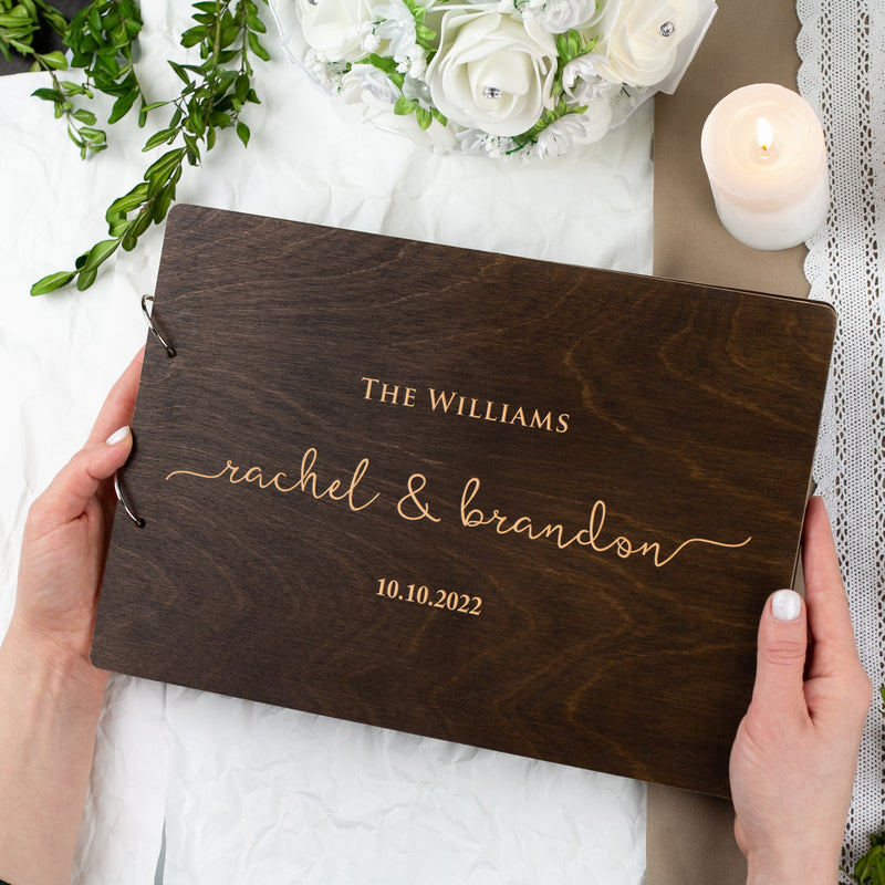 Rustic Guest Book - Instant Photo Wedding Guest Book