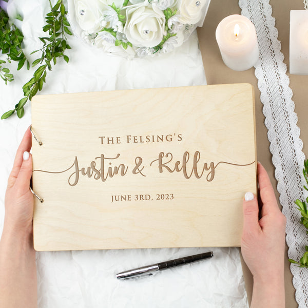 Rustic Guestbook - Wedding Calligraphy Album