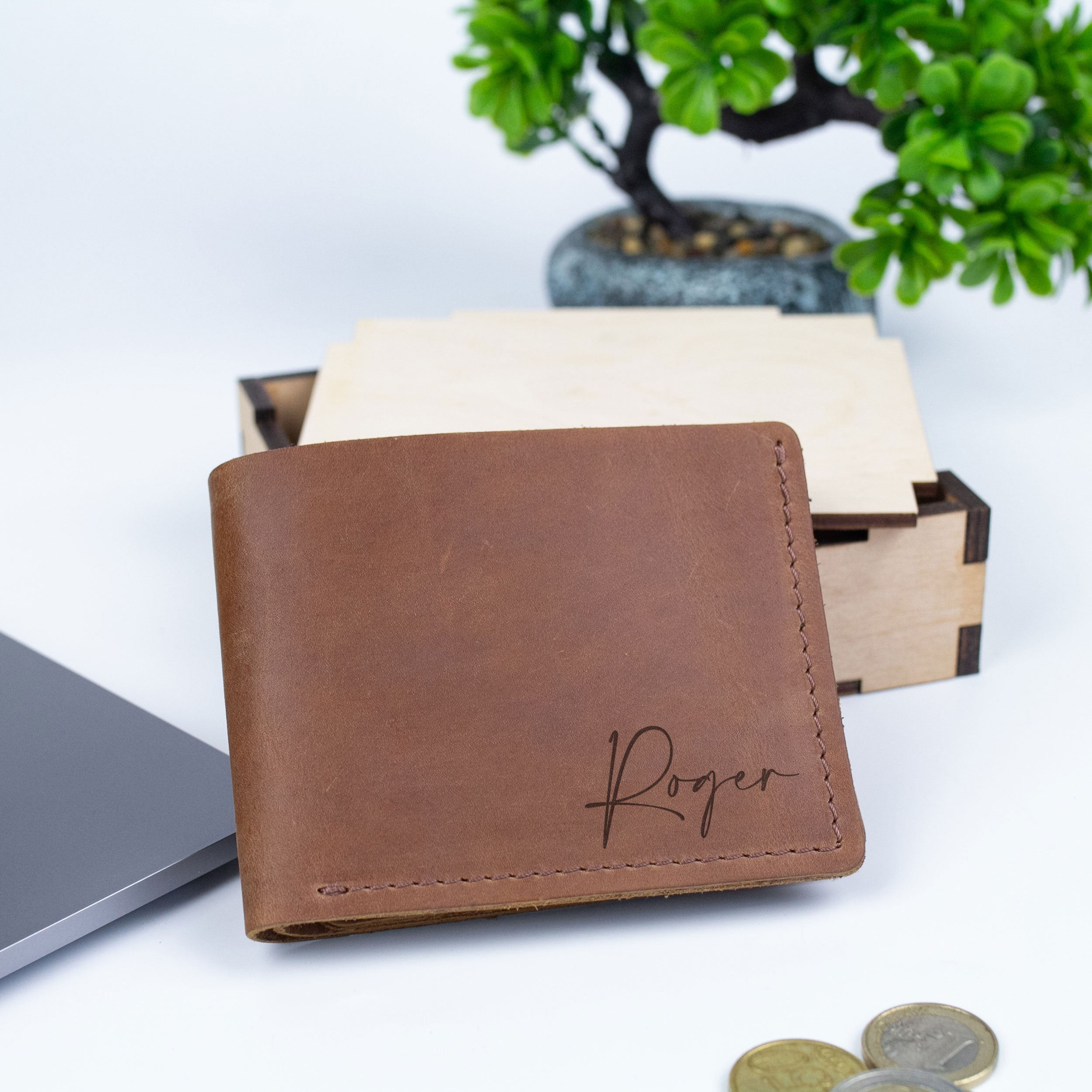 Personalized Leather Wallet for men