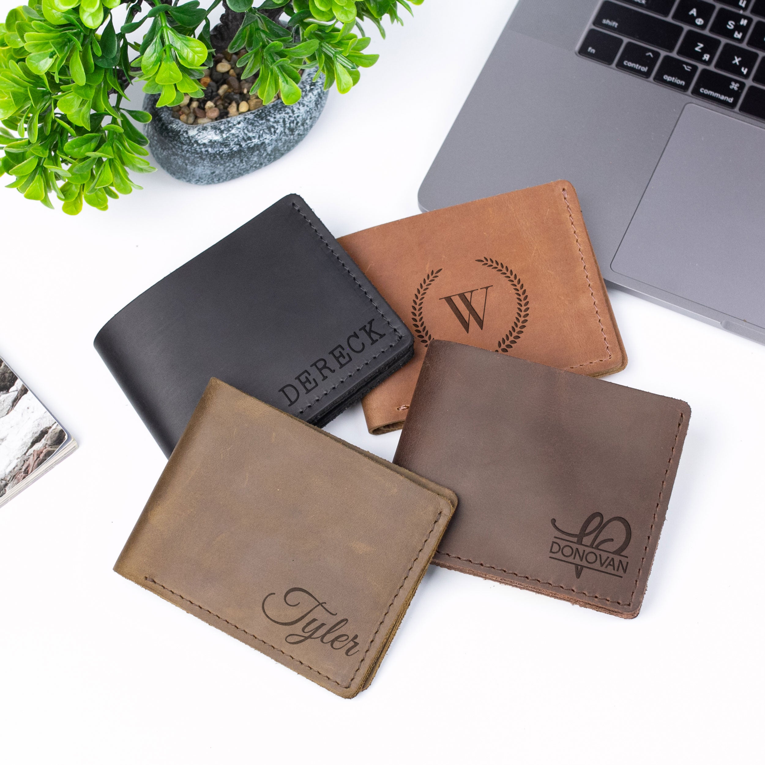 Personalized Leather Wallet for men