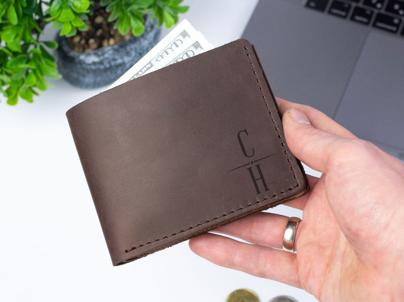 Personalized Wallet Mens Leather