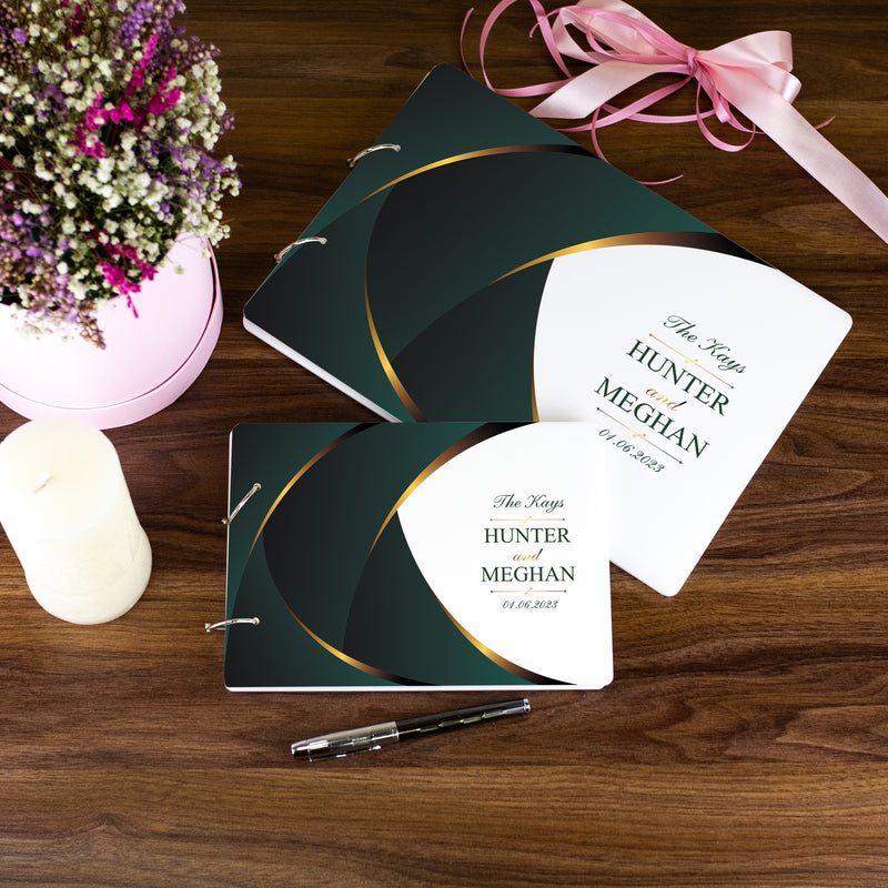 Stylish Wedding Guestbook - Personalized Wedding Album