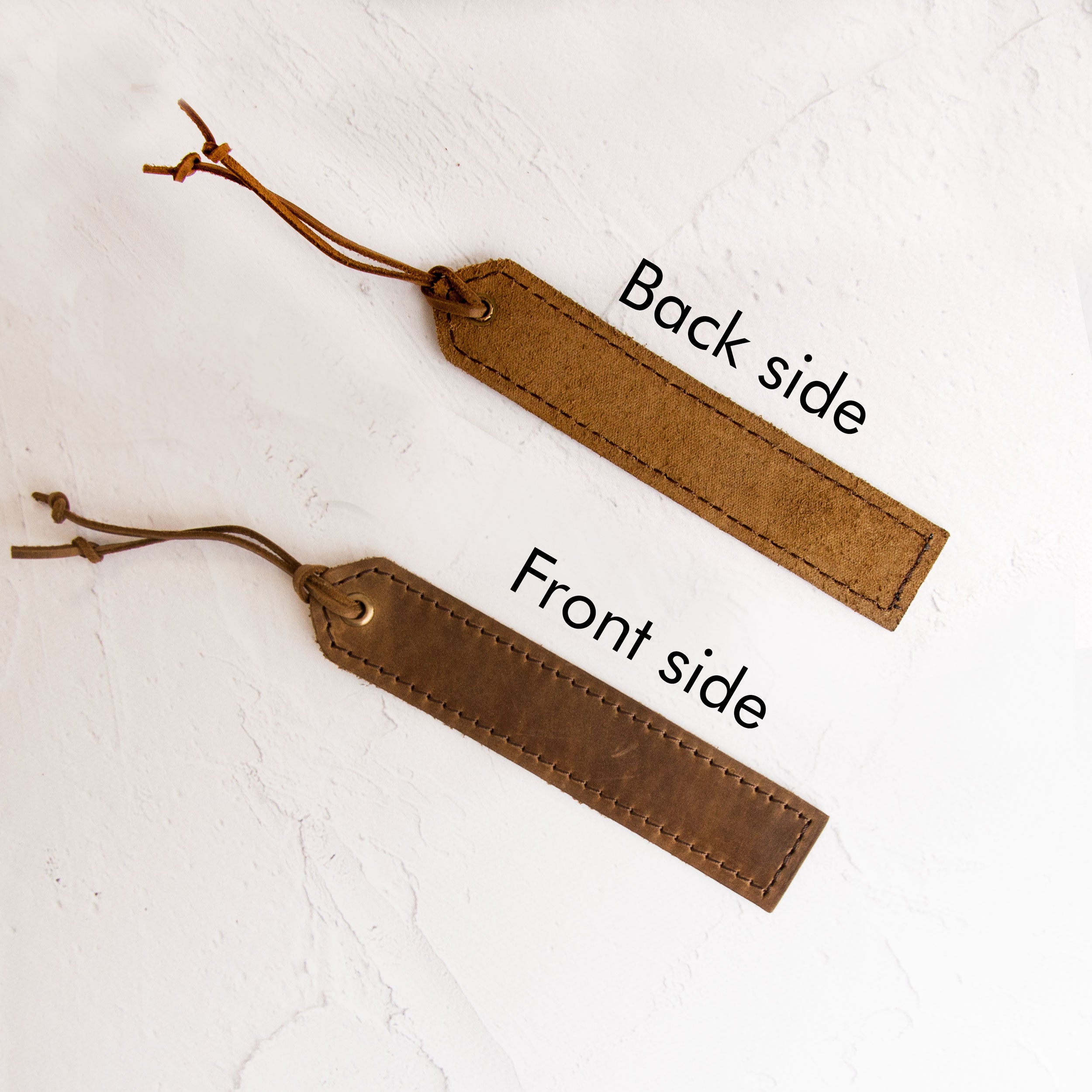 Name  Leather Bookmarks - Birthday Gifts for Book Readers