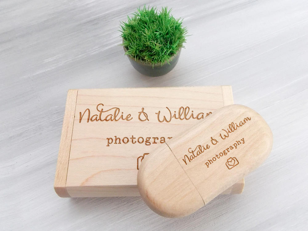 Wedding Gift for Couple Valentine Gift Custom USB Wedding Favors Wood USB Personalized Flash Drive Fathers Day Gift Wedding Photography