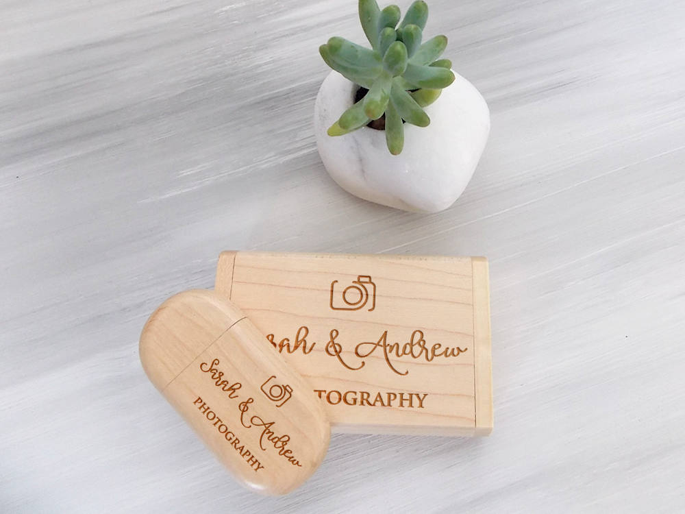 Wood USB, Wedding Keepsake, 32GB USB, Custom USB, Bridesmaid Gift, Personalized Flash Drive, Wedding Gift, Engraved Gift Wedding Photography