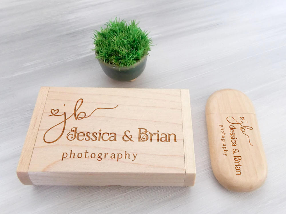 Custom Engraved USB Wedding Memories 32GB USB Wedding Keepsake Wood USB Wedding Gift for Couple Personalized USb Flash Drive Family Memories