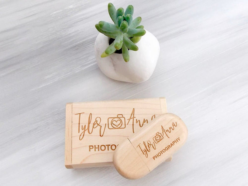Wedding Gift for Couple Valentine Gift Custom USB Wedding Favors Wood USB Personalized Flash Drive Fathers Day Gift Wedding Photography