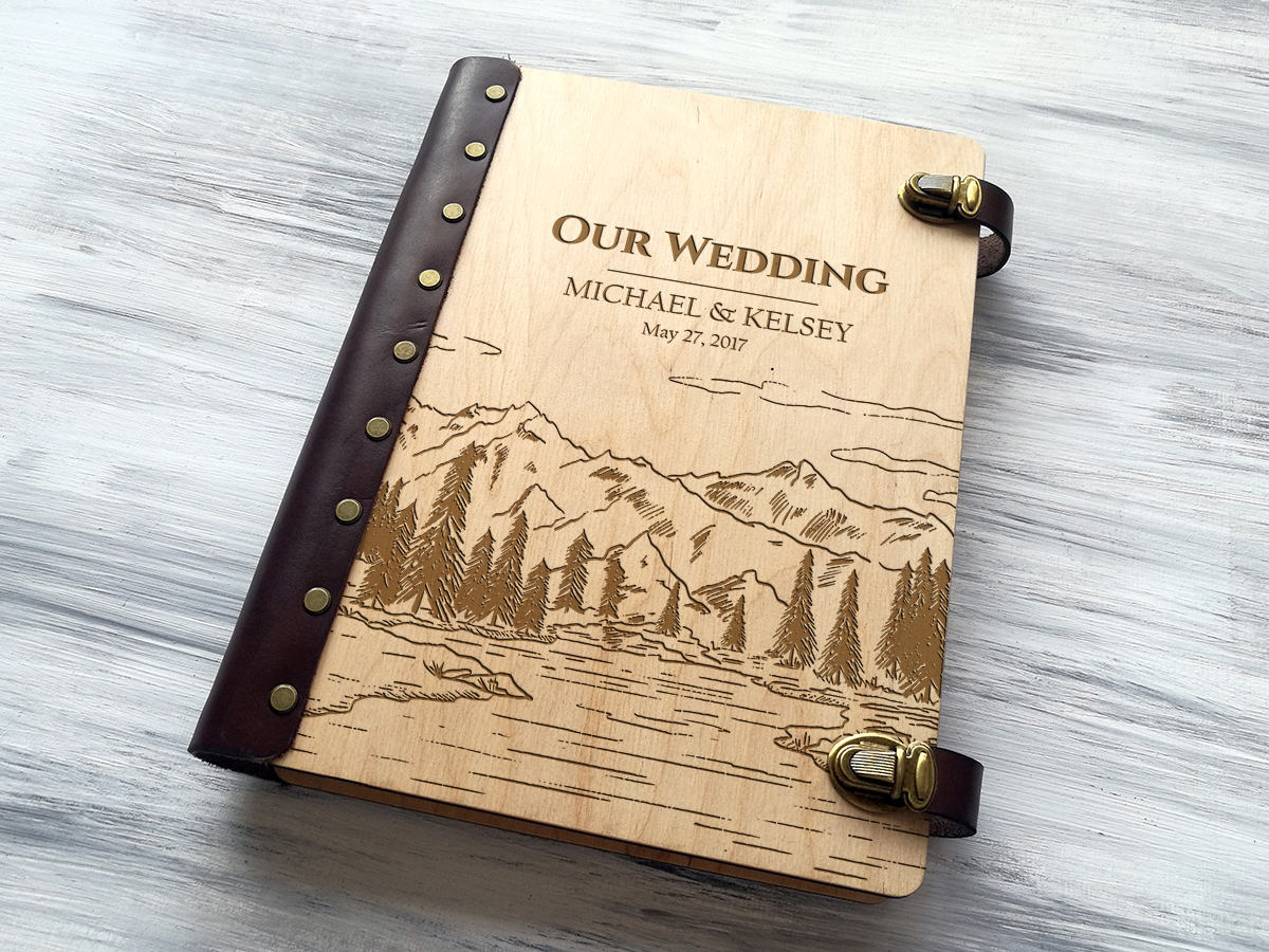 Travel Personalized Photo Album - Landscape Mountain Adventure Photo Album