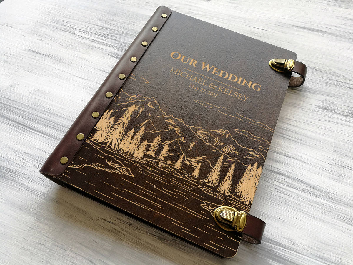 Travel Personalized Photo Album - Landscape Mountain Adventure Photo Album