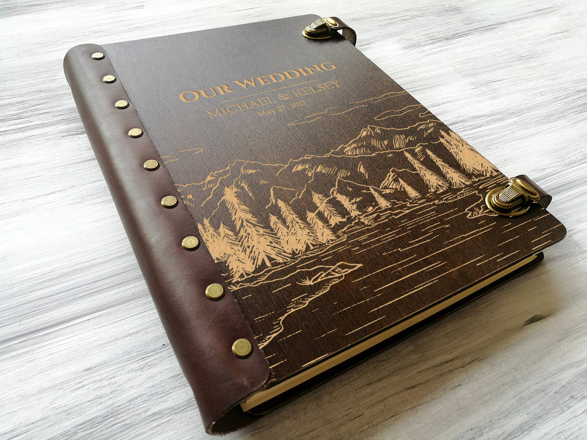 Travel Personalized Photo Album - Landscape Mountain Adventure Photo Album