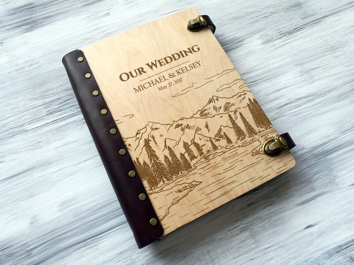 Travel Personalized Photo Album - Landscape Mountain Adventure Photo Album