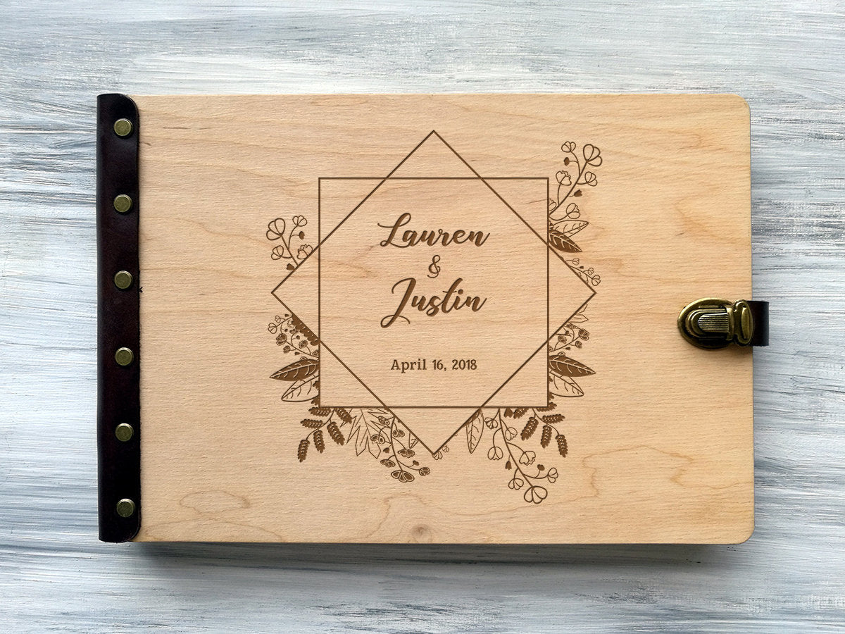 Rustic Wedding Album - Bridal Shower Gift