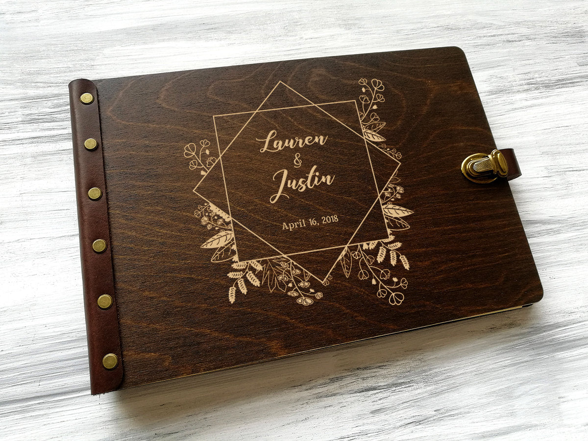 Rustic Wedding Album - Bridal Shower Gift