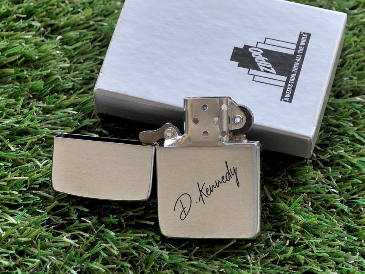 Personalized Lighter Zippo - Custom Handwriting Signature