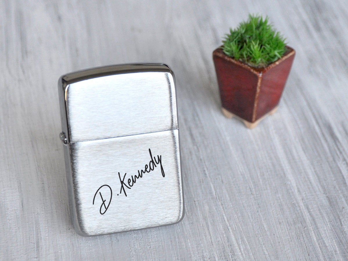 Personalized Lighter Zippo - Custom Handwriting Signature