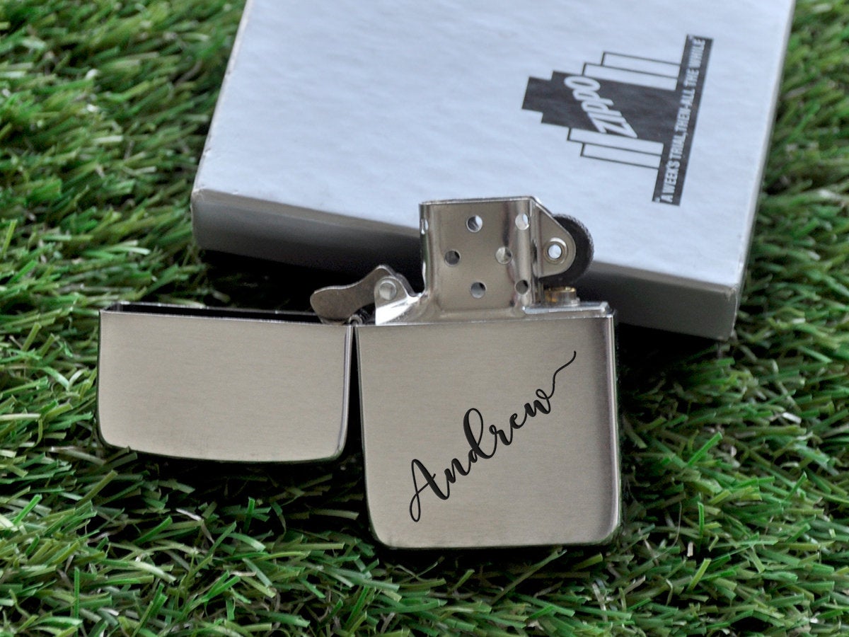 Custom Lighter Zippo - Groomsmen Gifts