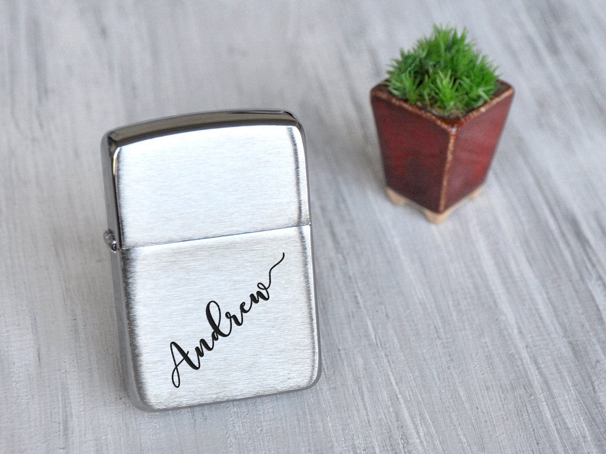 Custom Lighter Zippo - Groomsmen Gifts