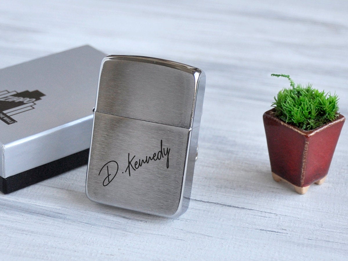 Personalized Lighter Zippo - Custom Handwriting Signature