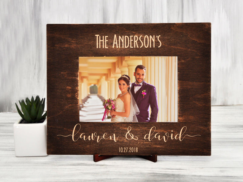 Personalized Wedding Frame - Bride Groom Gift