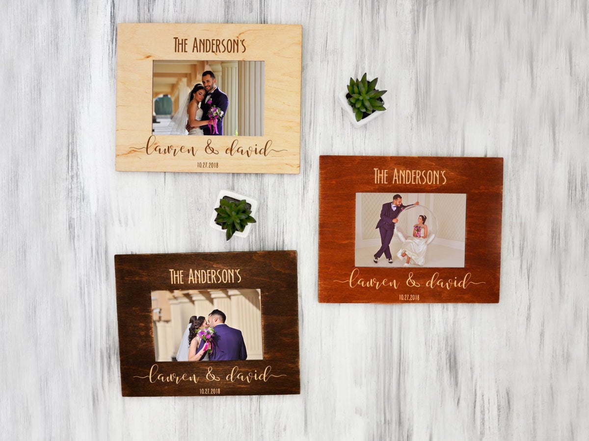 Personalized Wedding Frame - Bride Groom Gift