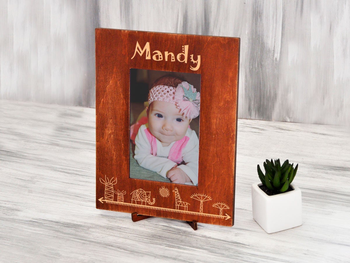 Personalized Baby Picture Frame - Nursery Photo Frame