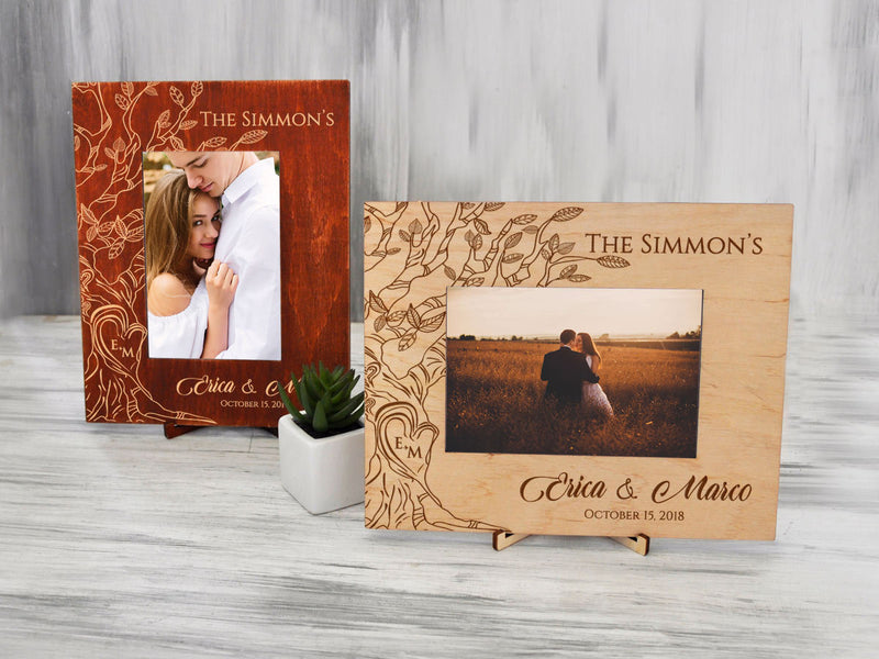 Honeymoon Photo Frame - Engagement Gift for Couple