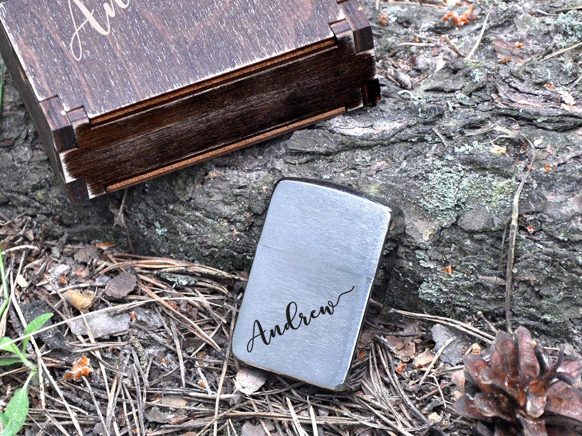 Custom Lighter Zippo - Groomsmen Gifts