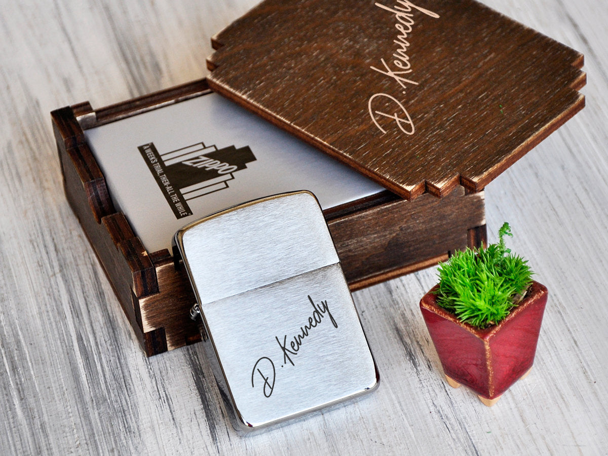 Personalized Lighter Zippo - Custom Handwriting Signature