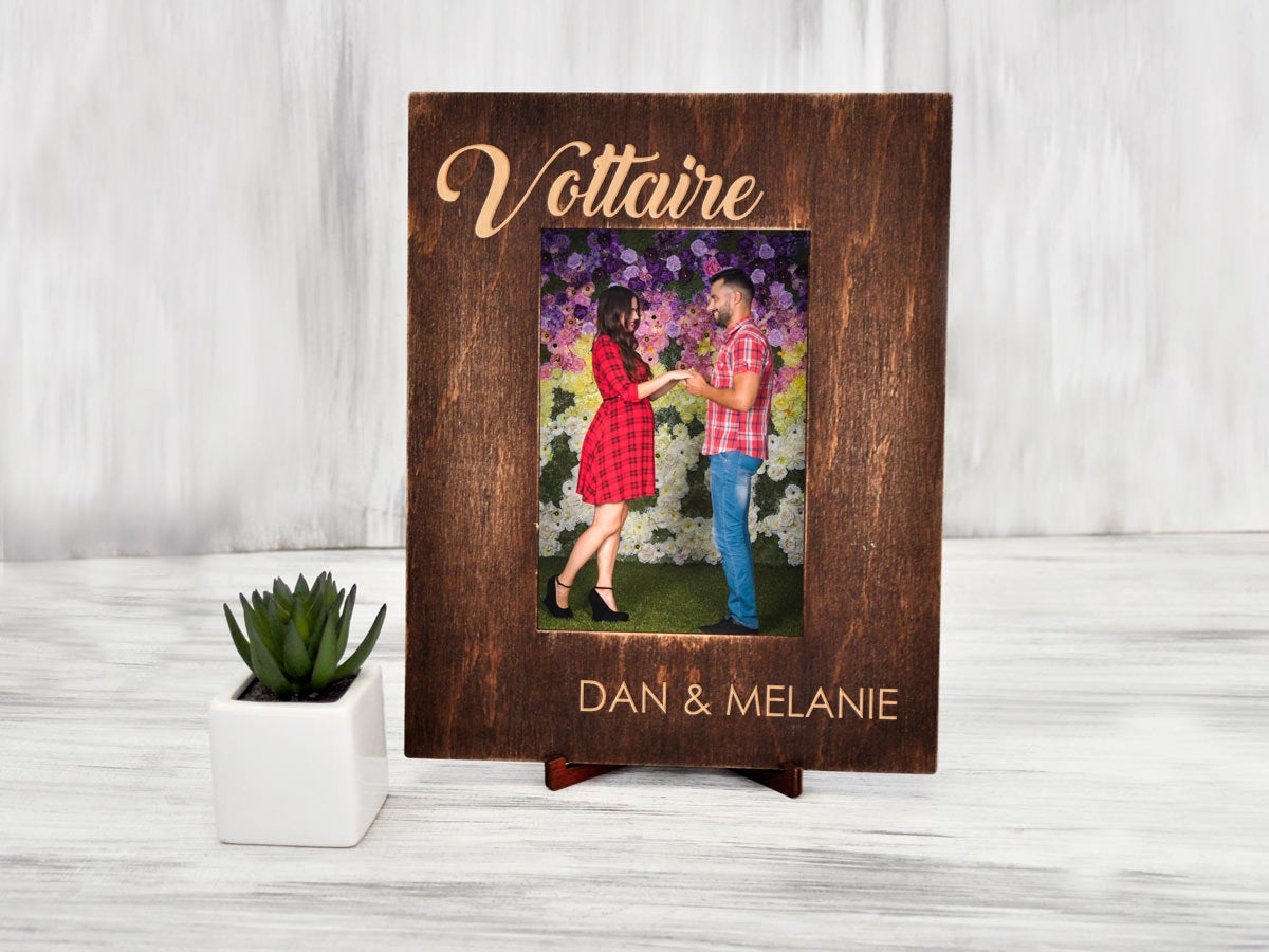 Personalized Photo Frame - Housewarming Gift for Couple