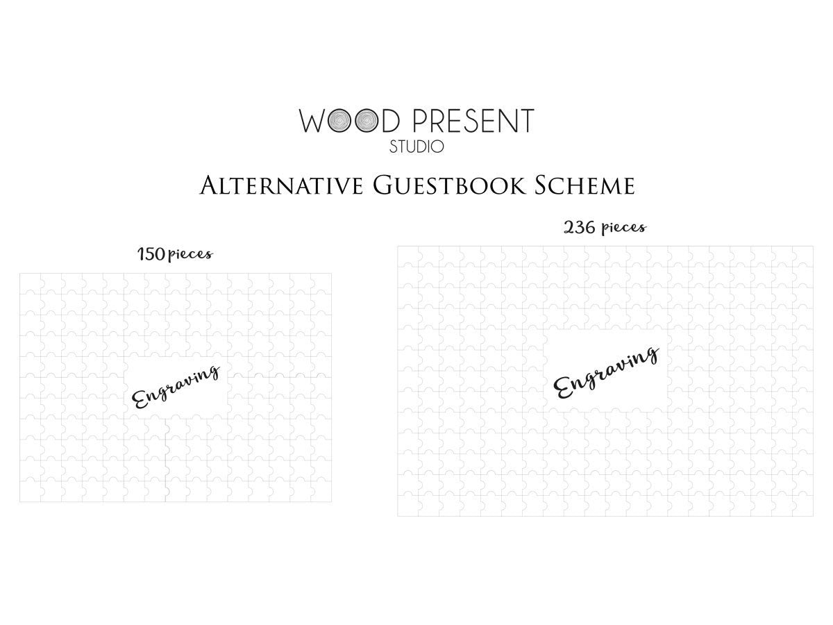 Alternative Wedding Guestbook - Halloween Wedding Guest Book